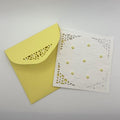 Laser Cut Floral Greeting Card | White Lace with Pearl Accents & Handmade Envelope | Wedding, Bridal Shower & Birthday