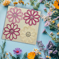 Handmade 3D Floral Greeting Card | Pink & Cream with Rhinestone & Pearl Embellishments | Birthday, Wedding & Mother's Day