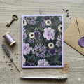 Gift Card Holder – Moody Purple Floral with "Be You, Do You" Encouragement