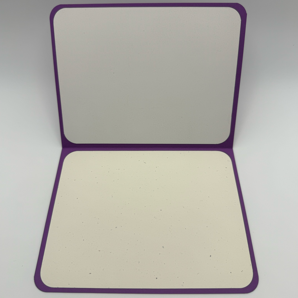 Handcrafted Glitter 3D Thank You Card
