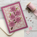 Handmade 3D Lavender Floral Greeting Card