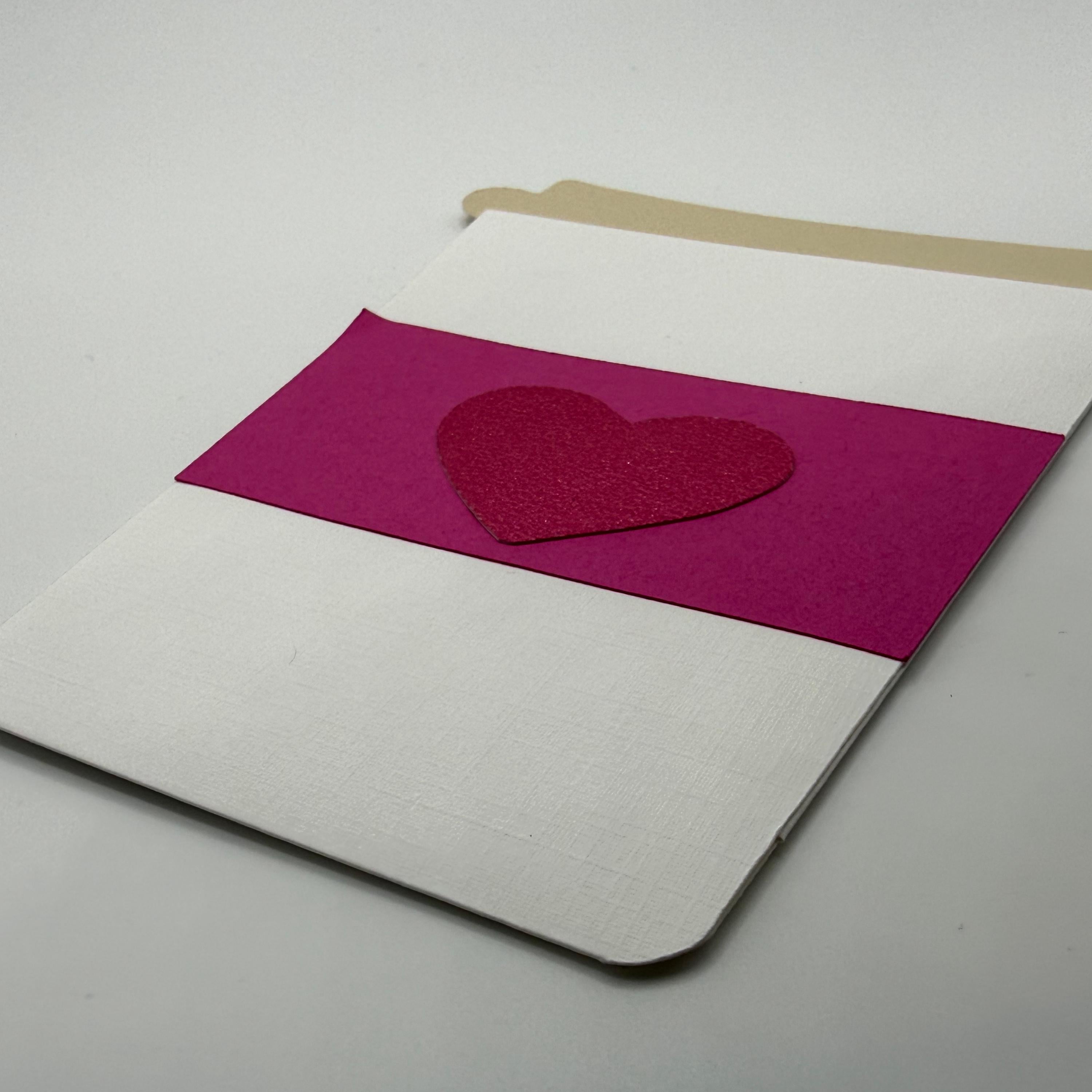 Coffee Cup Gift Card Holder – Handmade "Thanks a Latte" Pink or Blue Heart Accent