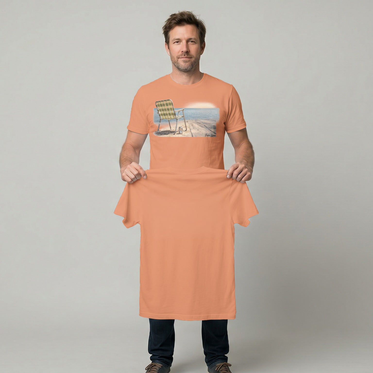Puka Luna - Pier Side Beach Chair Graphic Tee