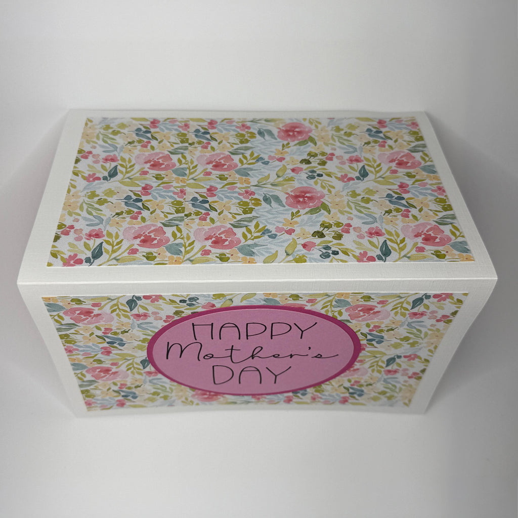 Handmade Floral Mother's Day Card – Vintage Inspired Spring Greeting Note