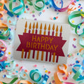 Handmade Birthday Card | Die Cut Candles Design | Unique Greeting Card for Him or Her