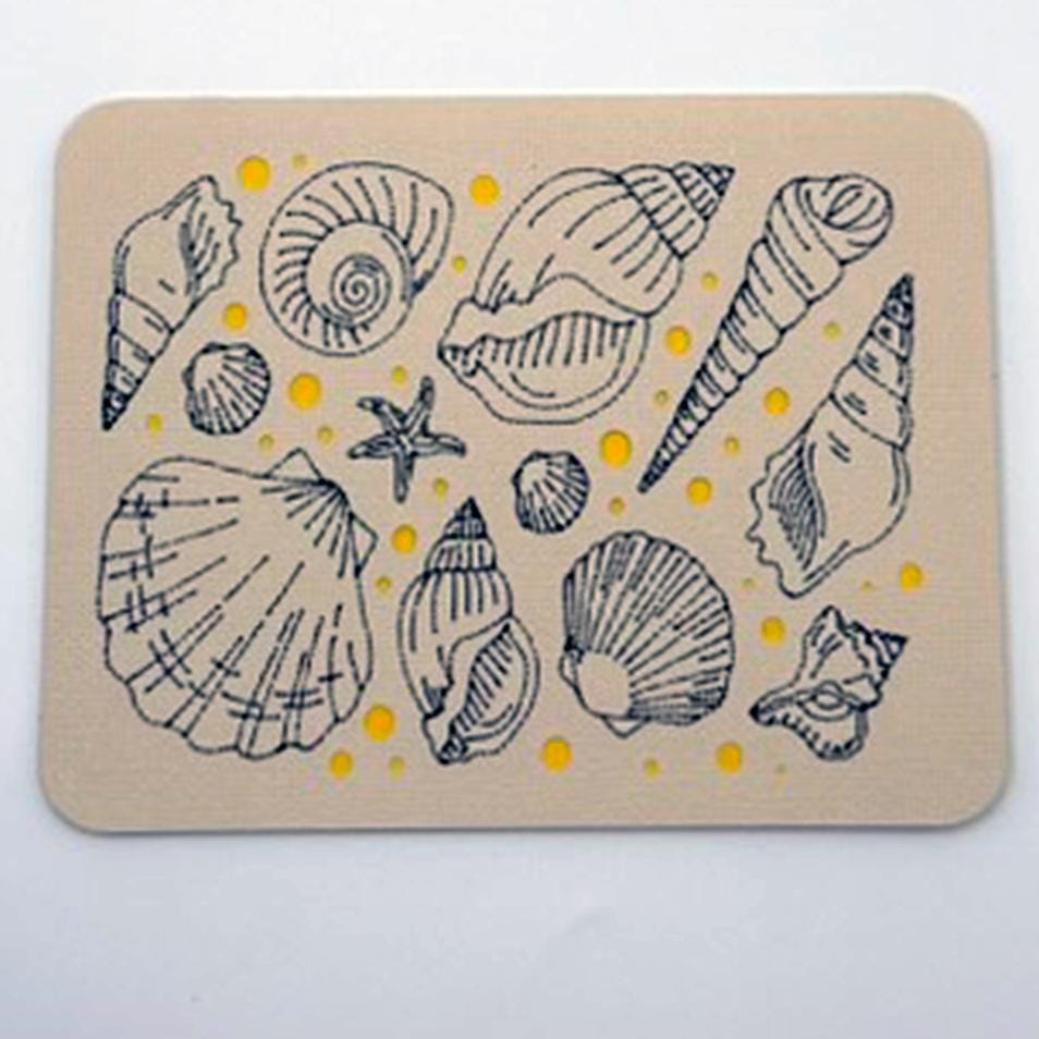 Seashell Greeting Card | Vintage Coastal Nautical Design | Beach Birthday, Thank You & Summer Note Card