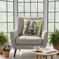 Reading Gnome Pillow Cases – Whimsical Spring Garden Home Decor